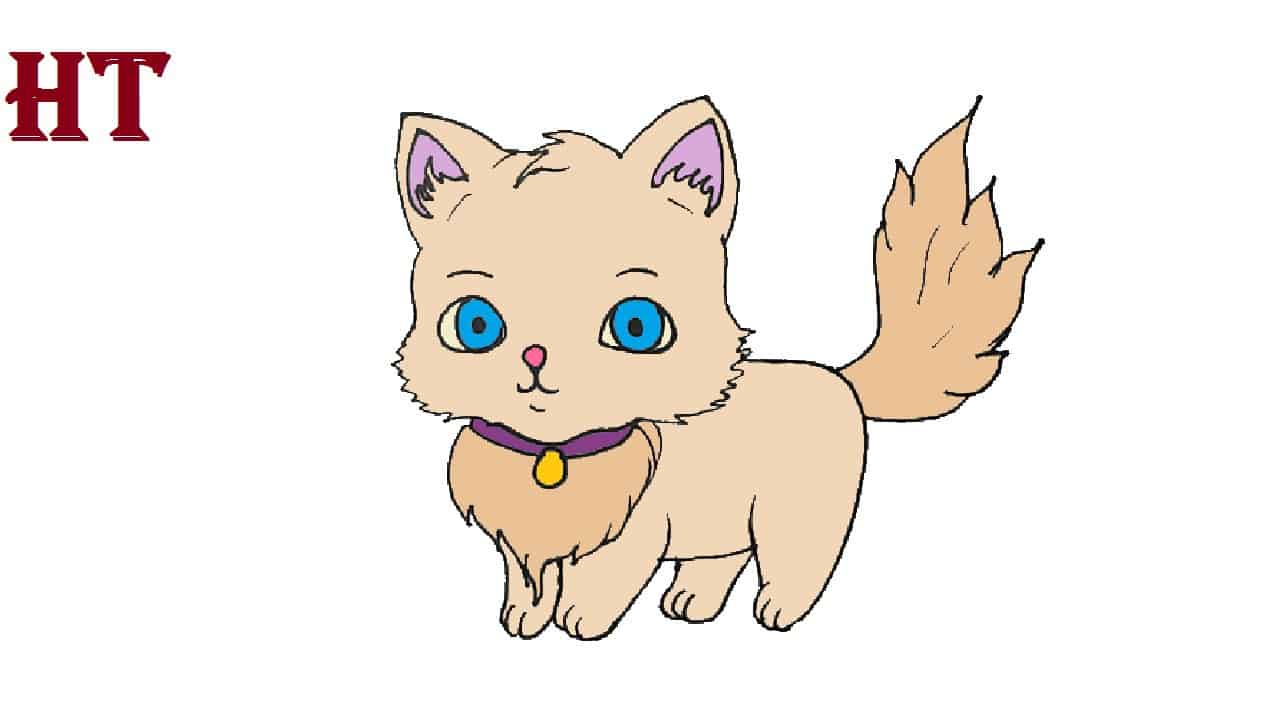 How To Draw A Cute Cat Easy Step By Step | Cat Drawing Easy : r/Kawaii-saigonsouth.com.vn