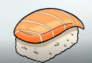How to Draw Sushi Step by Step Easy
