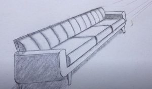 How to Draw a Couch Step By Step