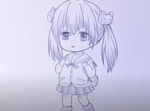 anime simple drawing