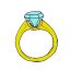 How to Draw a Diamond Ring Step By Step