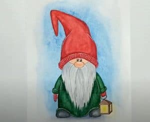 How to Draw a Gnome Step By Step