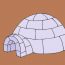 How to Draw an Igloo Step By Step