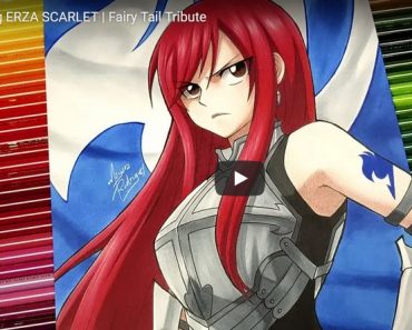 How to draw Erza Scarlet from Fairy Tail || Anime girl Drawing
