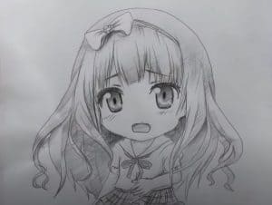 How to draw manga Girl cute and easy