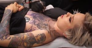 Tattoos For Girls On Chest - Red 5 Tattoo Virginia Beach VA