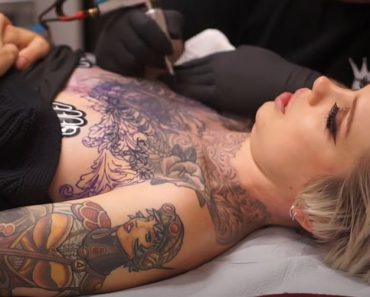 Tattoos For Girls On Chest – Red 5 Tattoo Virginia Beach VA