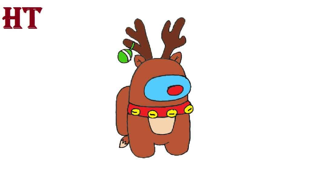 Among US Reindeer - How to draw Among US