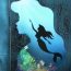 Ariel little Mermaid GLOW IN DARK Painting – SPRAY PAINT ART