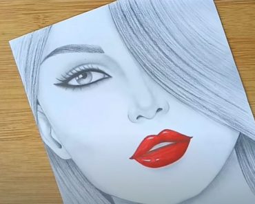 Girl Face Drawing Easy for Beginners – How to draw a Girl Face Step by Step