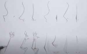How to Draw Anime Nose Step by Step