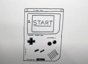 How to Draw a Gameboy Step by Step