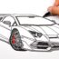 How to Draw a Lamborghini Aventador – Super Car Drawing