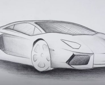 How to Draw a Lamborghini Aventador – Super Car Drawing