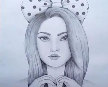 How to draw A Beautiful Girl by pencil Step by Step