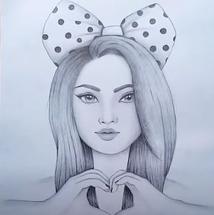 Realistic Drawing of a Beautiful Girl – The Rostrum-saigonsouth.com.vn