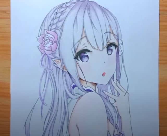 Cute Anime Girl Drawing by Gymkat - DragoArt-saigonsouth.com.vn