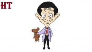 How to draw Mr Bean