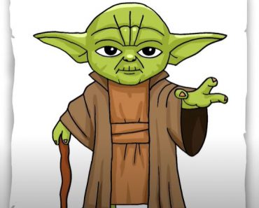 How to draw Yoda Step by Step || Master Yoda Drawing