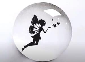 How to draw a fairy inside crystal ball Easy for Beginners