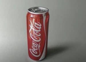 Coca cola Drawing with Pencil - How to draw a Realistic Coca Cola