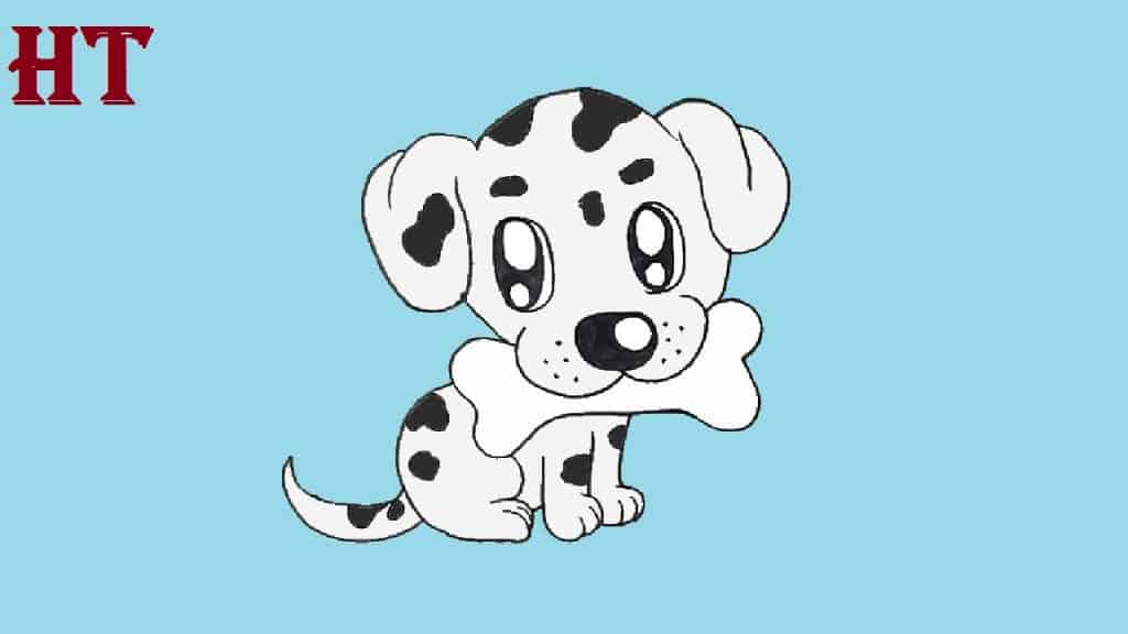 Easy Dog Drawing for beginners