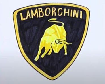 How to Draw Lamborghini Logo Step by Step