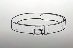 How to Draw a Belt Step by Step