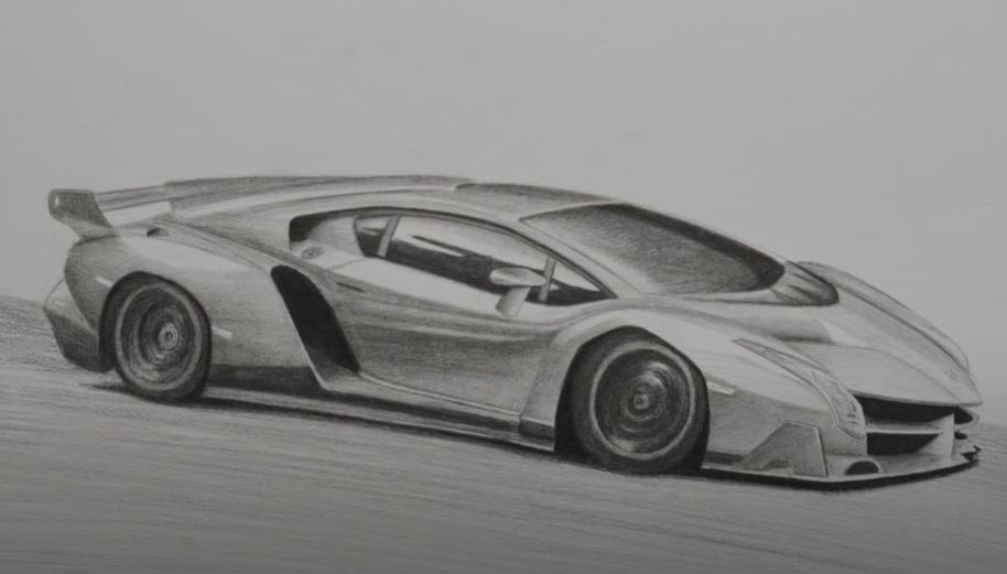 How to Draw a Lamborghini - Easy Drawing Art