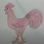 How to draw a Rooster Step by Step || Chicken Drawing Tutorial