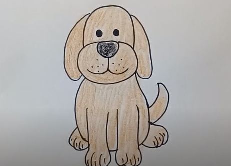 Featured image of post Dog Drawing Images Easy