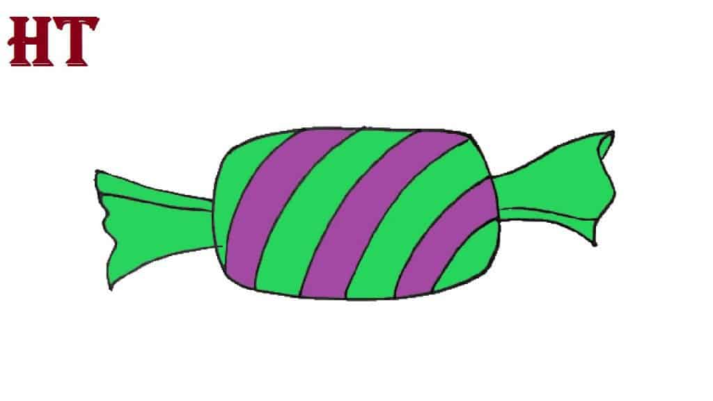 Candy Drawing easy for beginners