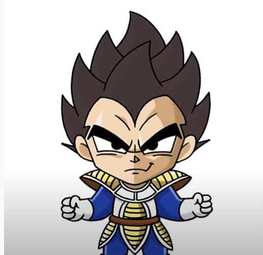 How to Draw Vegeta Easy  Easy drawings for kids, Easy dragon drawings,  Dragon ball painting