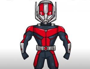How to Draw Ant Man Step by Step