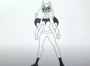 How to Draw Batgirl Step by Step - DC Super Hero Girls