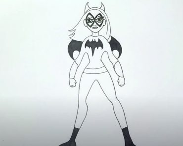 How to Draw Batgirl Step by Step || DC Super Hero Girls