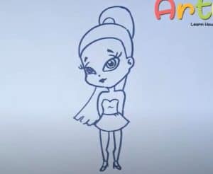 How to Draw Chibi Ariana Grande Step by Step