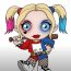How to Draw Harley Quinn Cute and Easy Step by Step