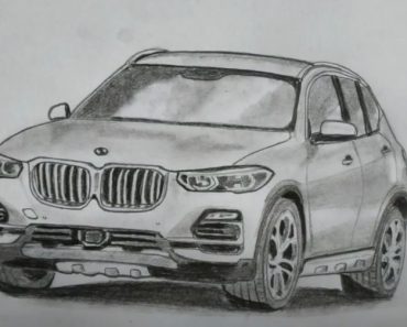 How to Draw a BMW X5 Step by Step || Car Drawing Tutorial