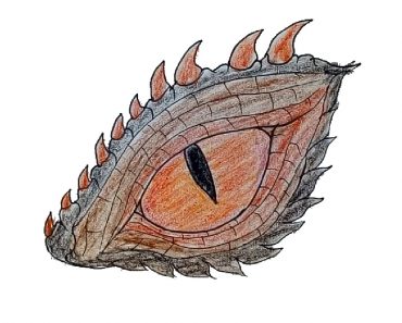 How to Draw a Dragon Eye Step by Step