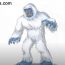 How to Draw a Yeti Step by Step