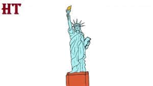 How to Draw the Statue of Liberty Step by Step