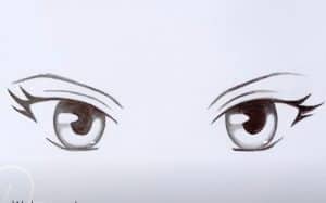 How to draw Anime Eyes Step by Step