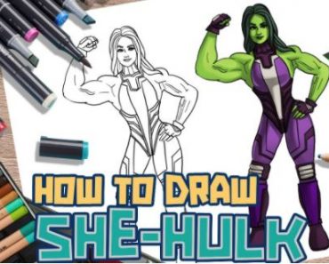 How to draw She Hulk Step by Step