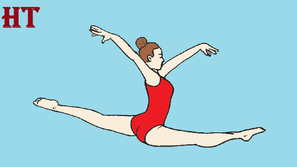 How to draw a gymnast Step by Step How to draw a gymnast Step by Step