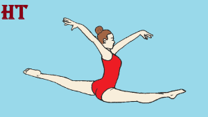 How-to-draw-a-gymnast