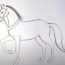 Simple horse drawing easy || How to draw a horse step by step