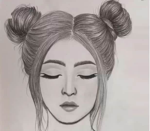 How To Draw A Girl Face With Pencil Sketch Step By St vrogue.co