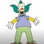 How to Draw Krusty the Clown Step by Step