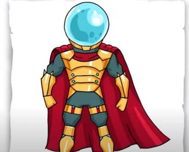 How to Draw Mysterio Step by Step